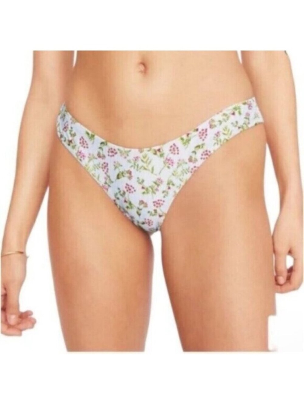 J Crew Swim S Bikini Bottom Blue